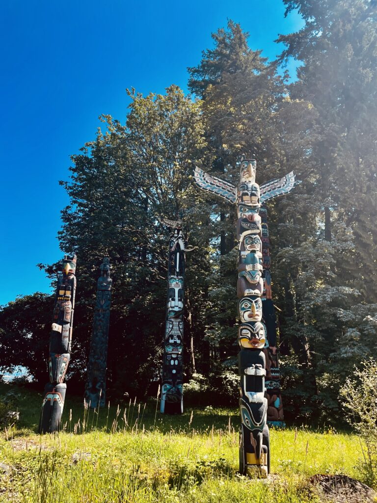 Things to Do in Stanley Park - First Nations totem poles